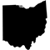 Ohio State Black Silhouette