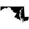 Maryland State Black Silhouette