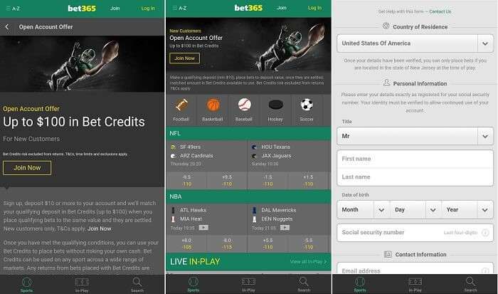 How to Register at Bet365 1of3