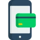 Mobile Phone Credit Card Icon
